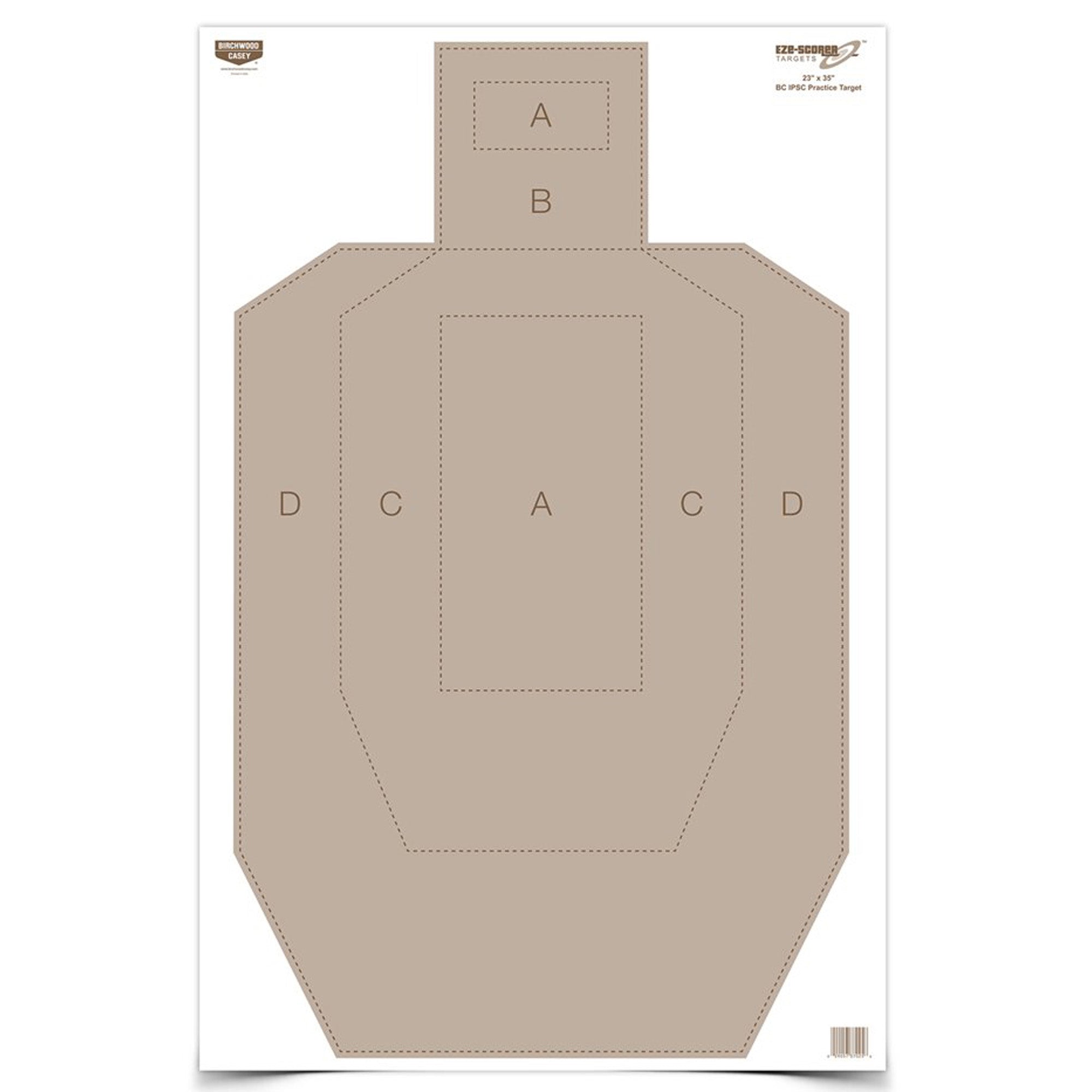 B/c Eze-scorer Ipsc Tgt 100-23x35