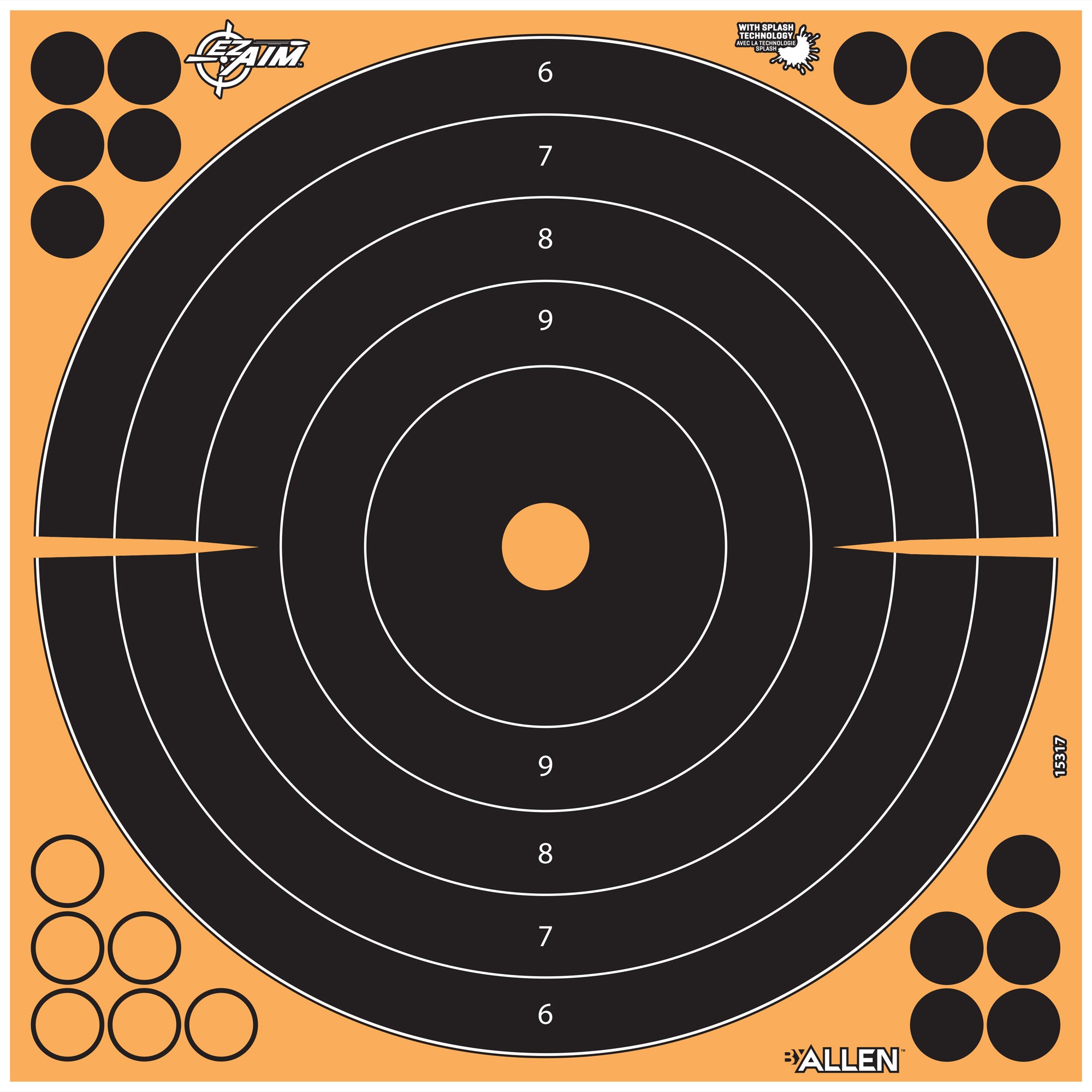 Allen Ez Aim 12" Bullseye 5pk