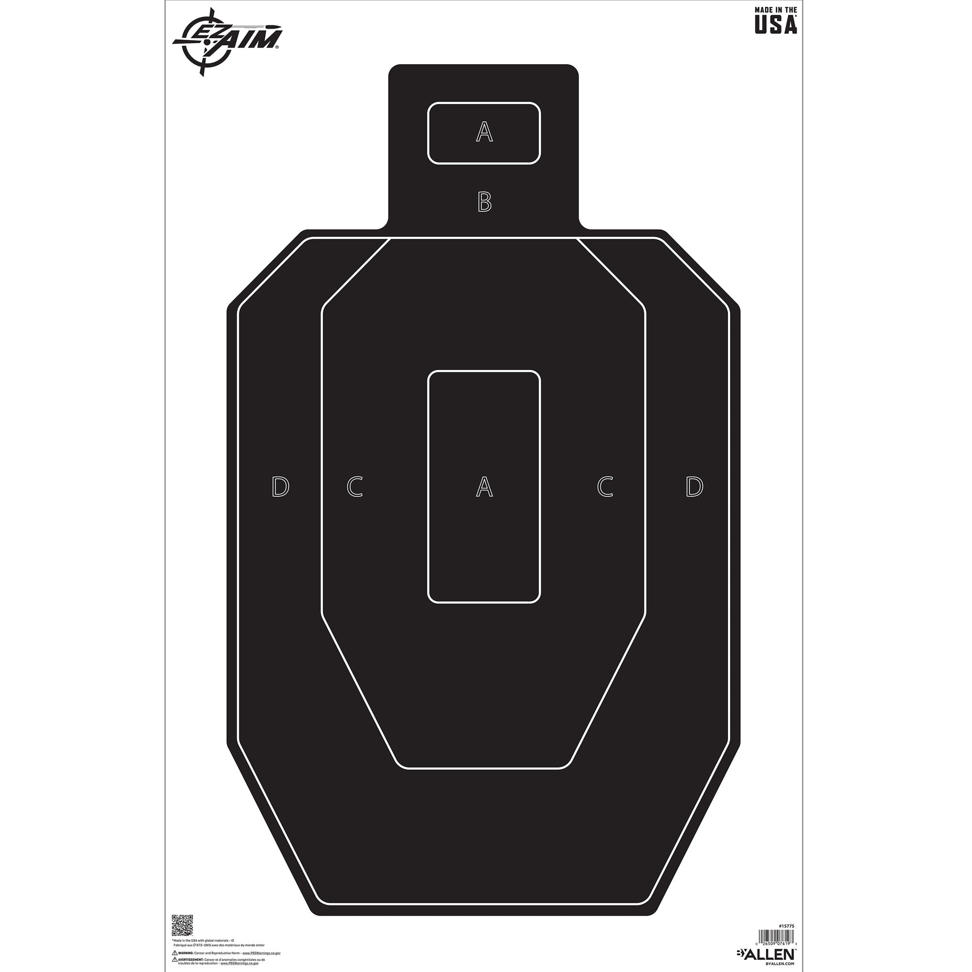 Allen Ezaim Ipsc Silhou 23x35 50pk