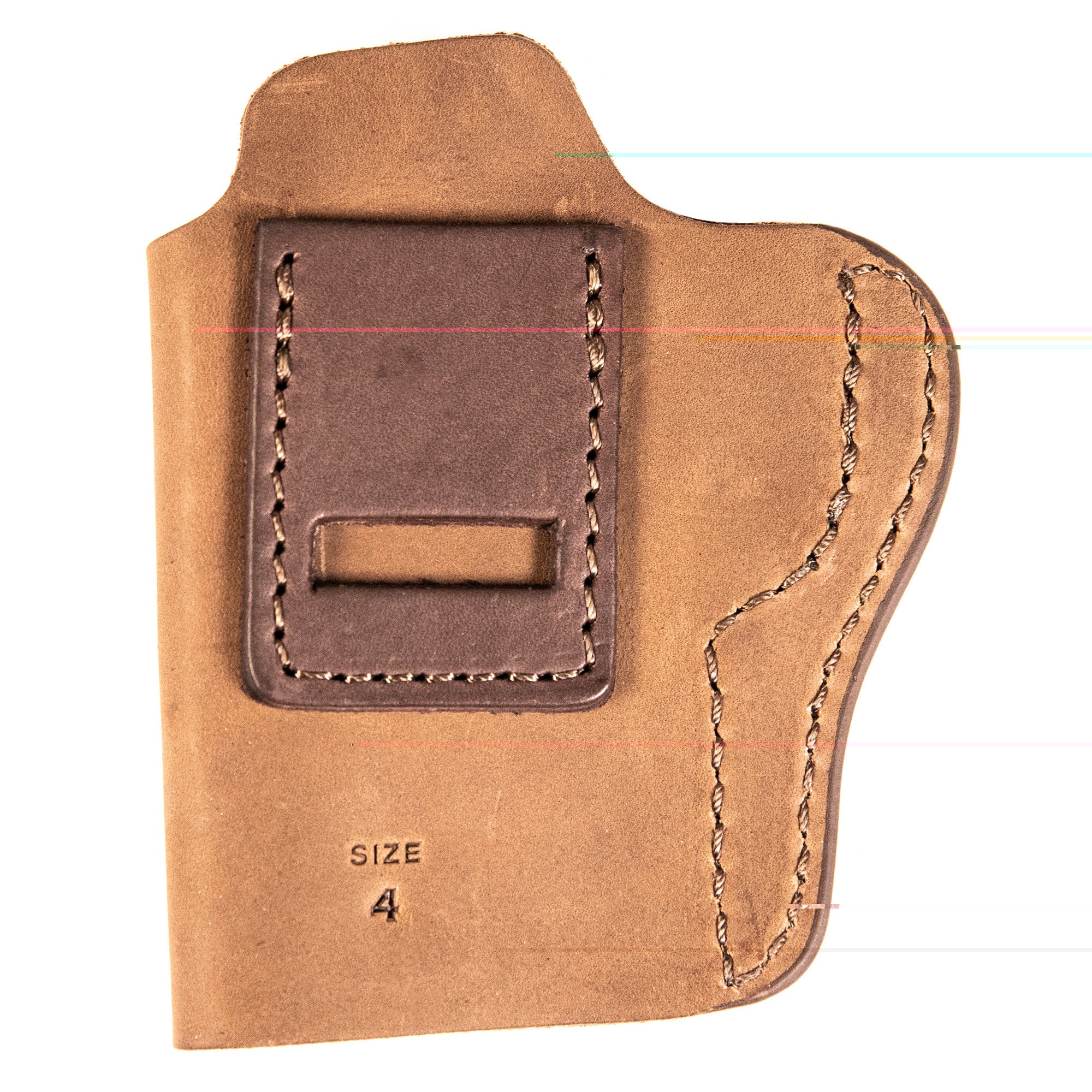 U/m Leather Iwb Hlstr Sz 4 Ambi Brn