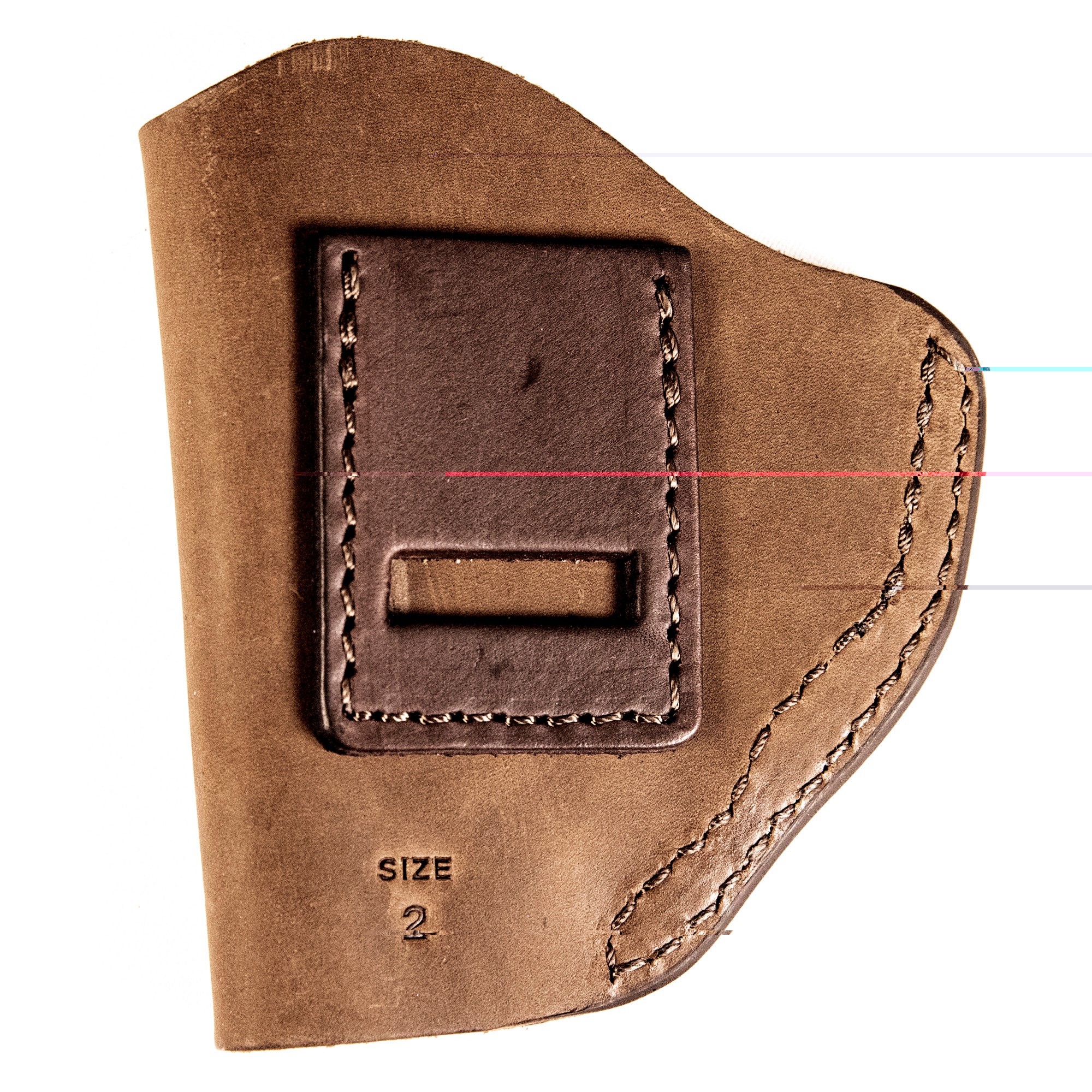 U/m Leather Iwb Hlstr Sz 2 Ambi Brn