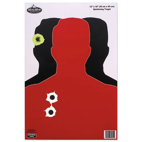 Birchwood Casey Dirty Bird Hostage 12x18 Target 8PK