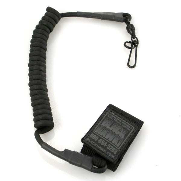 Blackhawk Tactical Pistol Lanyard Swivel Coil Black