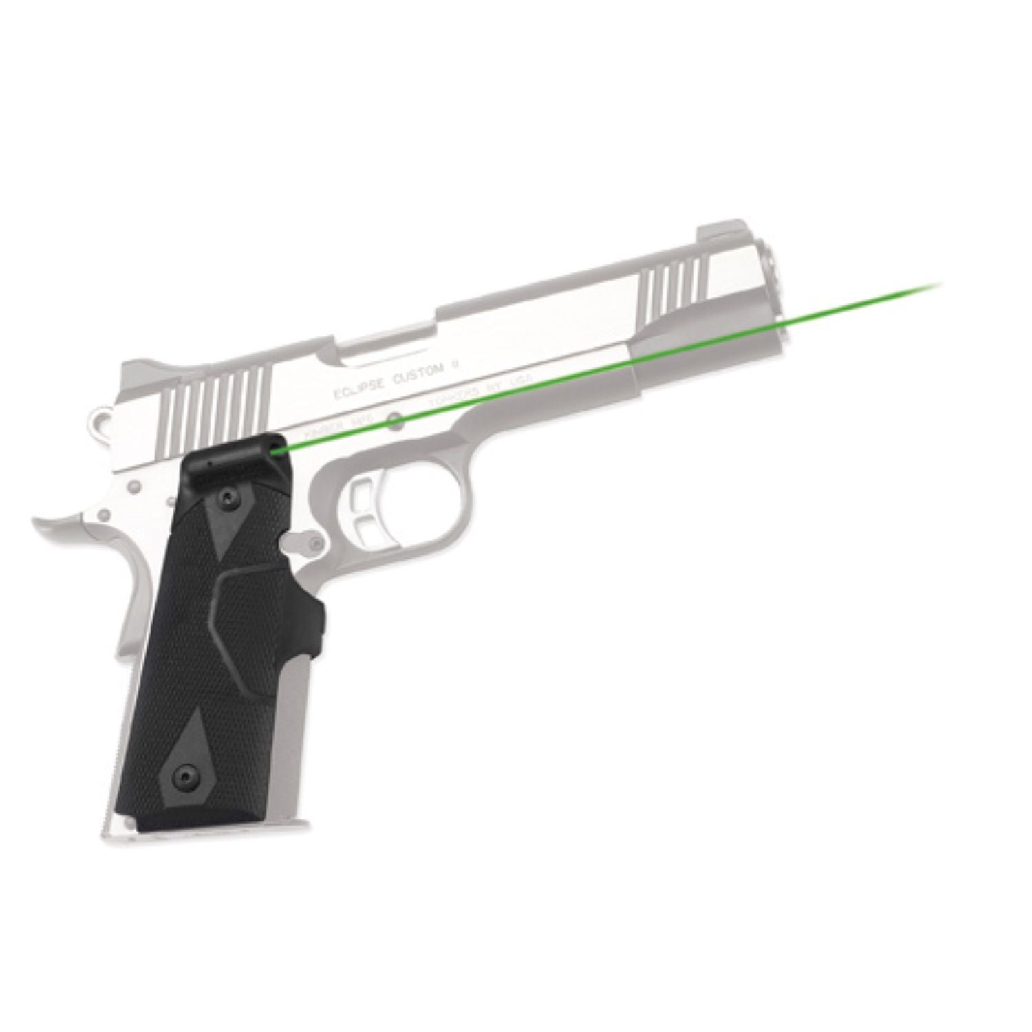 Crimson Trace 1911 Govt Lasergrips Full Size Laser